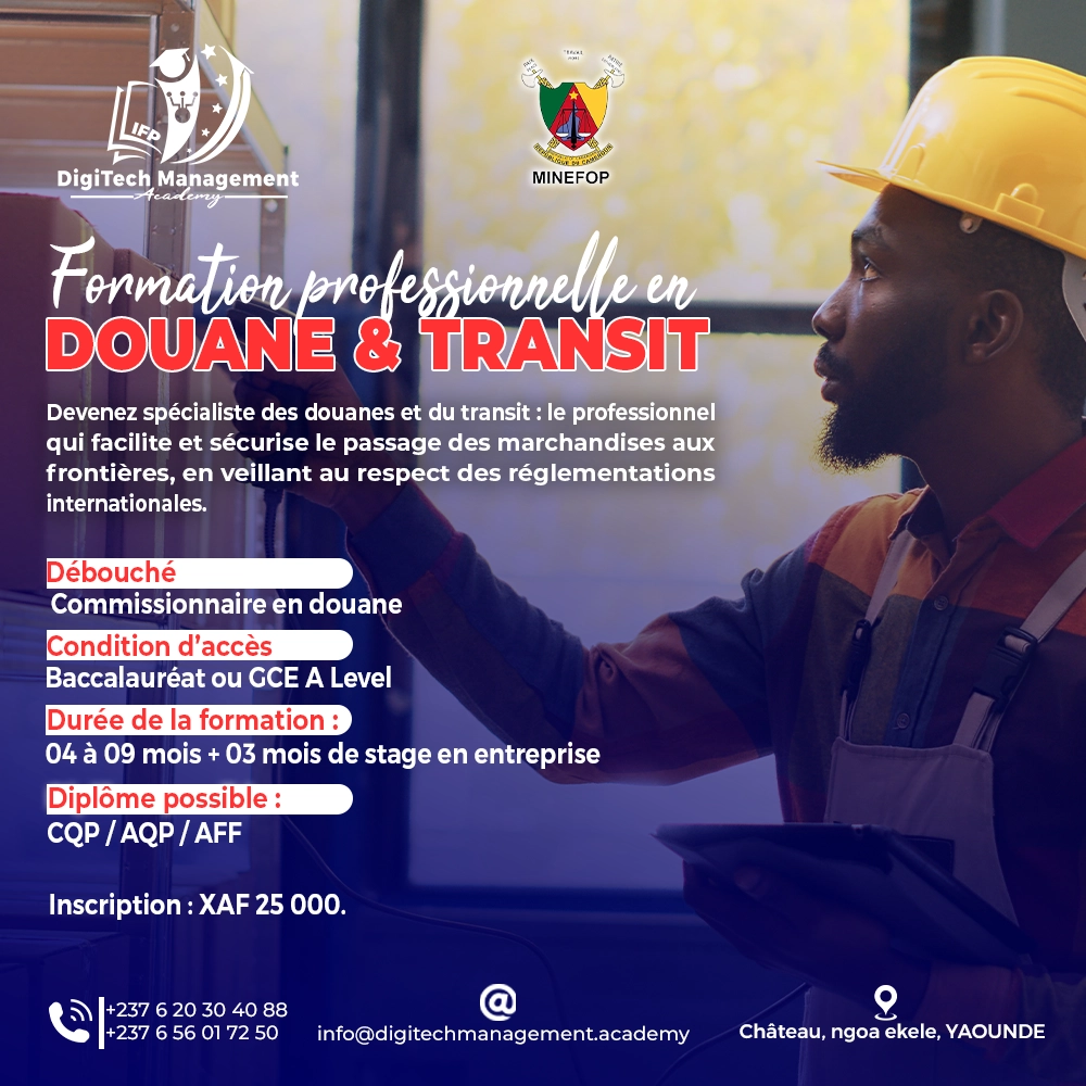 formation en Douane et transit au Cameroun formation en Douane et transit au Cameroun