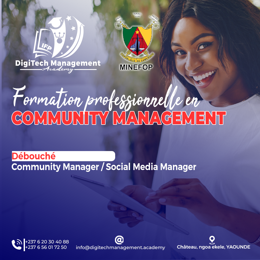 formation en Community management au Cameroun